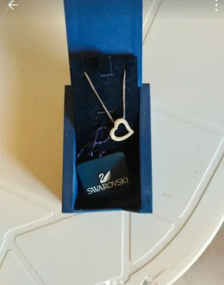 Collana Swarovski cuore con brillantini