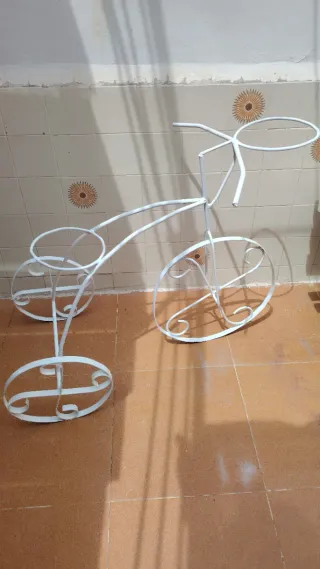 Macetero decorativo bicicleta