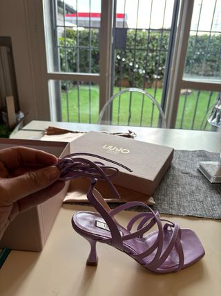 Sandali Liu Jo Lilla con lacci