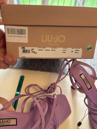 Sandali Liu Jo Lilla con lacci