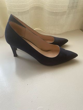 Lote 4pares zapatos tacón Zara varios colores T-40