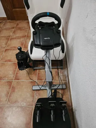 Asiento y Volante Playseat Blanco