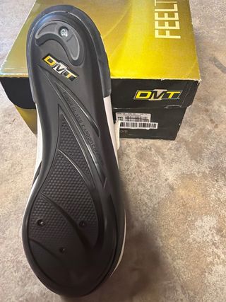 Zapatillas Ciclismo DMT Carretera Blancas Talla 46