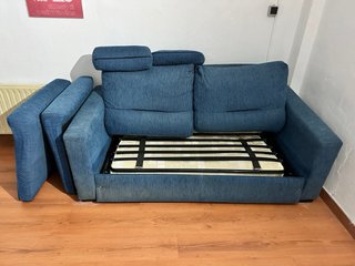 Sofá Cama Azul 135x170cm
