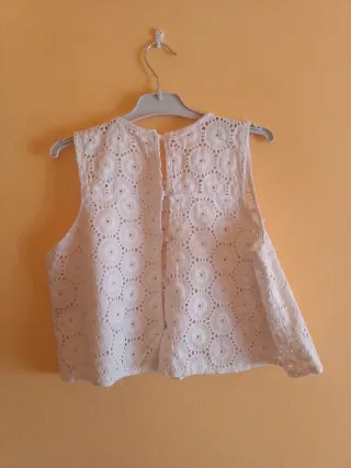 Top calado blanco Talla M-L