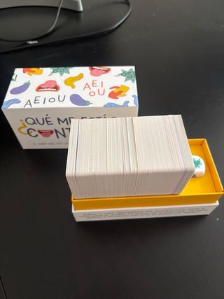 Juego de mesa Qué me estás container