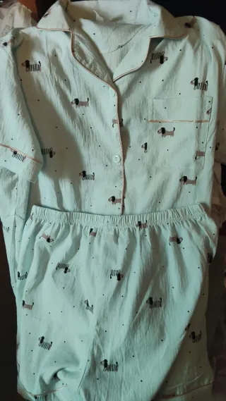 Pijama corto perro salchicha