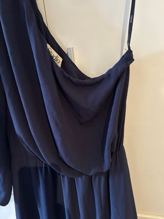 Vestido largo azul para evento