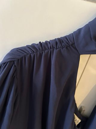 Vestido largo azul para evento