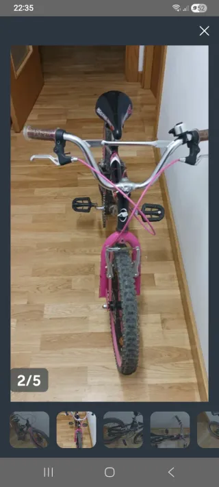 Bicicleta infantil 18 pulgadas