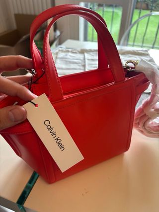 Borsa Calvin Klein corallo nuova