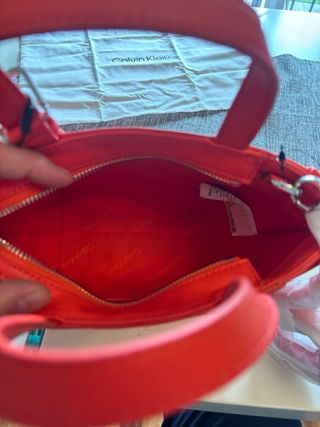 Borsa Calvin Klein corallo nuova