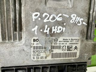 0281011089 Centralita UCE Motor Peugeot 206 1.4HDI