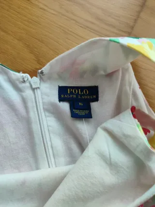 Vestido Ralph Lauren floral rosa