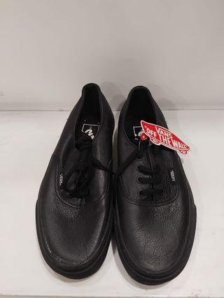 Zapatillas Vans Authentic Piel Negra