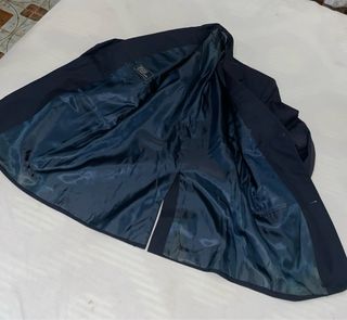 Giacca Ralph Lauren blu lana tg 48