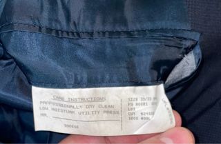 Giacca Ralph Lauren blu lana tg 48