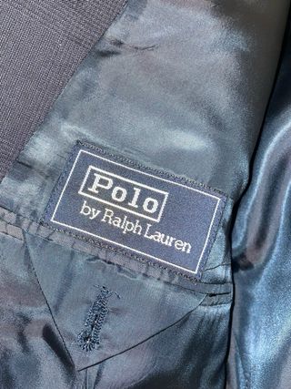 Giacca Ralph Lauren blu lana tg 48