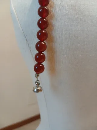 Girocollo corniola rosso scuro