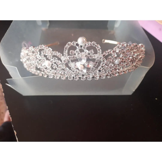 Tiara Comunión/Boda Plata