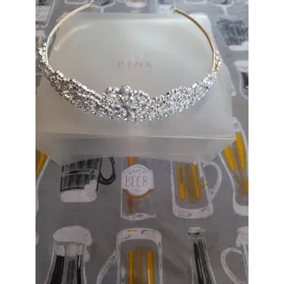Tiara Comunión/Boda Plata
