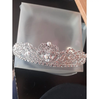 Tiara Comunión/Boda Plata