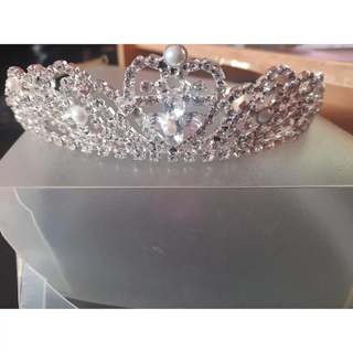 Tiara Comunión/Boda Plata