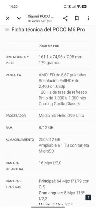 Xiaomi Poco M6 Pro 512GB Blu