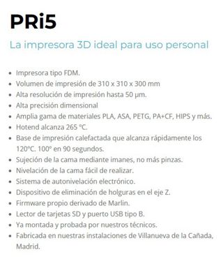 Impresora 3D Abax PRI5 v2