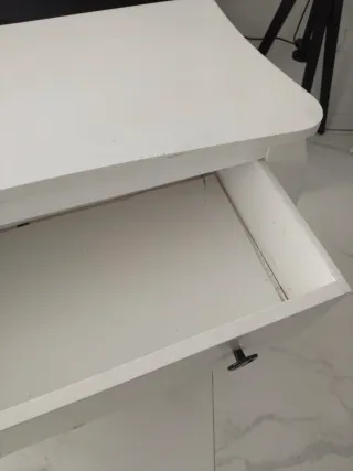 Mueble blanco 3 cajones madera