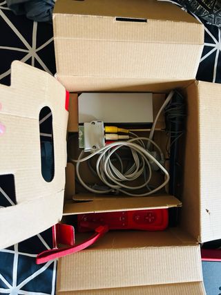 Nintendo Wii Mini Rossa + Giochi - FUNZIONA