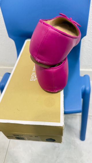 Michael Kors Bailarinas Piel Rosa Talla 39