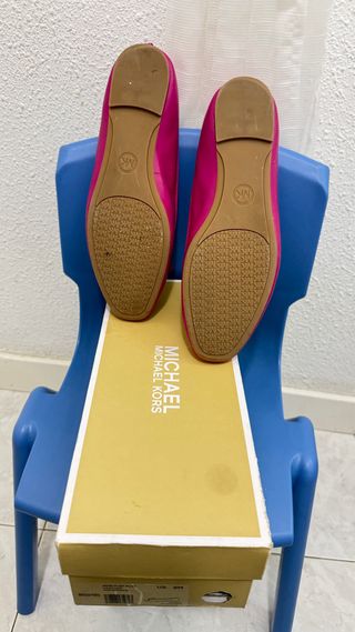 Michael Kors Bailarinas Piel Rosa Talla 39
