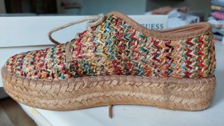 Guess Espadrillas Corda Tg 38 Multicolor