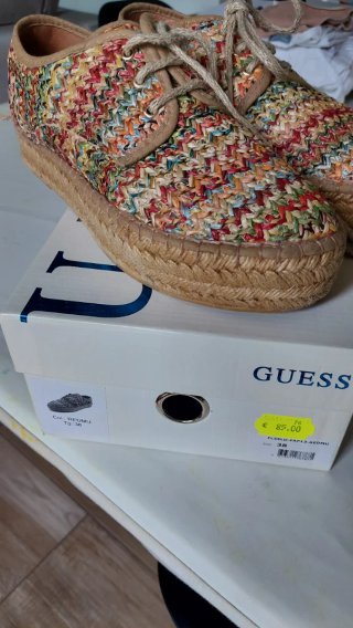 Guess Espadrillas Corda Tg 38 Multicolor