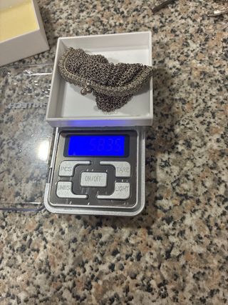Monedero de plata estilo armadura