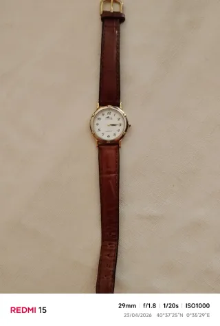 Reloj Lotus Cuarzo Marrón y Dorado Modelo 7681