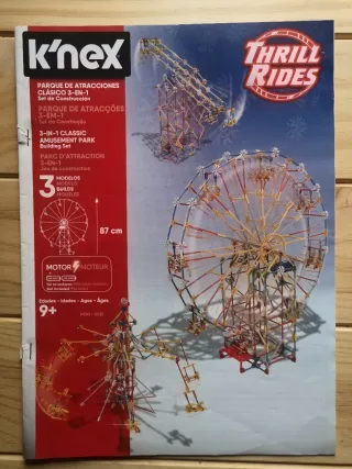 K'nex Thrill Rides 3-en-1 Parque de Atracciones