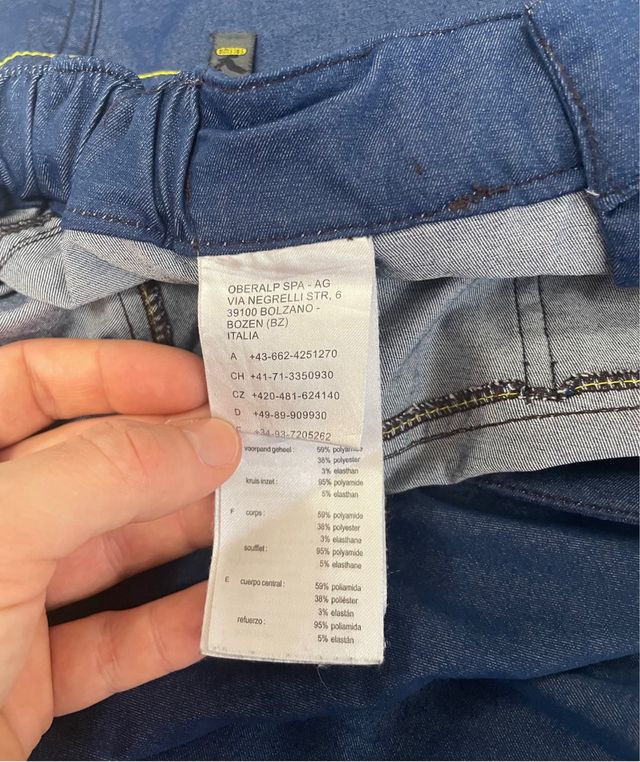 Pantalón de escalada Salewa línea La Mano