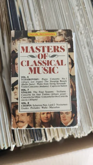 En venta discos y cassettes