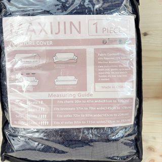Funda Sofá MAXIJIN 3 Plazas Azul Jacquard