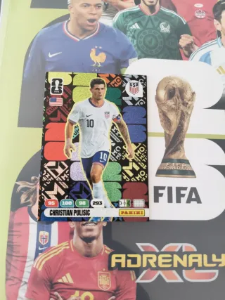 Cromo Christian Pulisic USA FIFA Adrenalyn XL