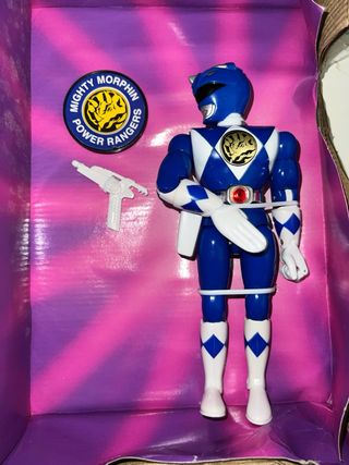 Thunder Megazord Power Rangers y blue ranger muñec
