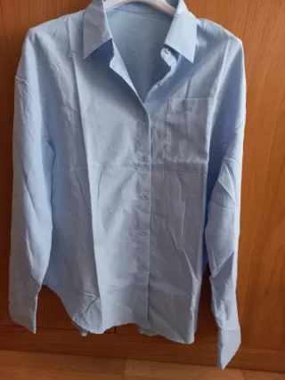 Lote 3 Camicie Taglia L, verde, blu e rosa antico