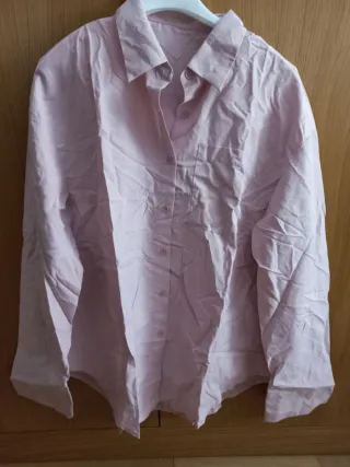 Lote 3 Camicie Taglia L, verde, blu e rosa antico