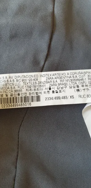 Blazer terciopelo plateado ZARA