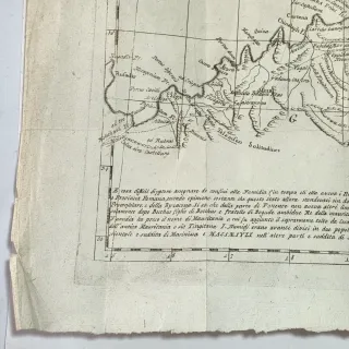 Antica mappa della Numidia 1806 Rollin