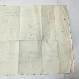 Antica mappa della Numidia 1806 Rollin
