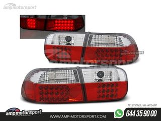 PILOTOS LED PARA HONDA CIVIC COUPE / BERLINA 1991-1995