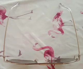 Gafas de sol mujer doradas y marrones + estuche